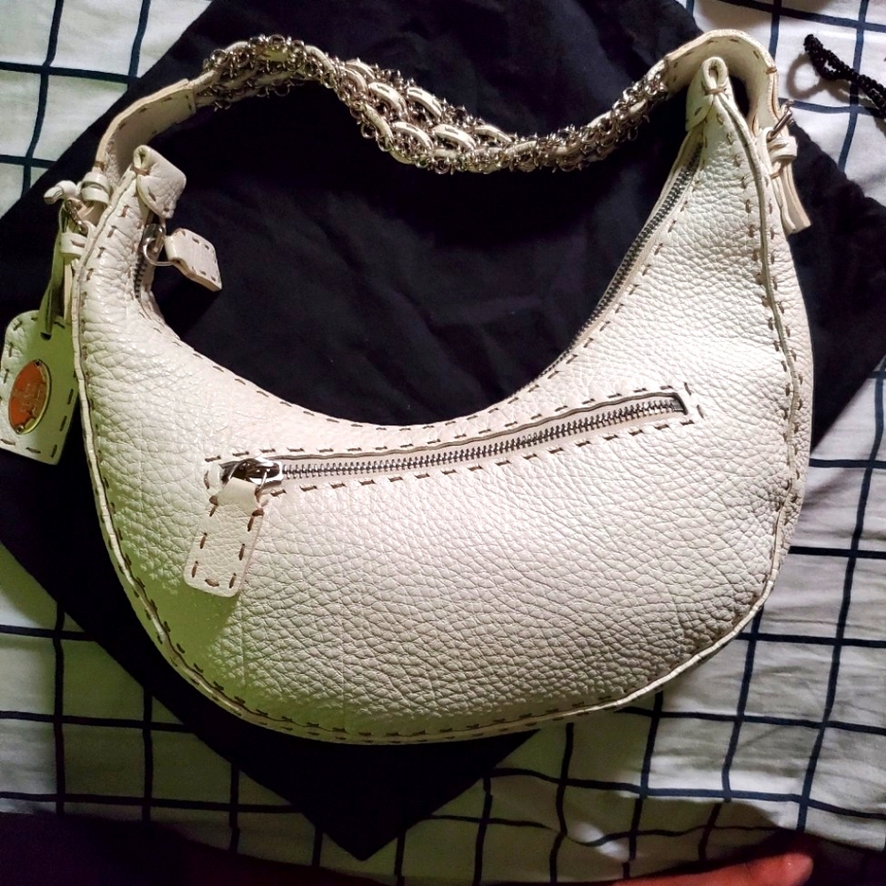 Fendi Selleria Whip stitch Hobo
